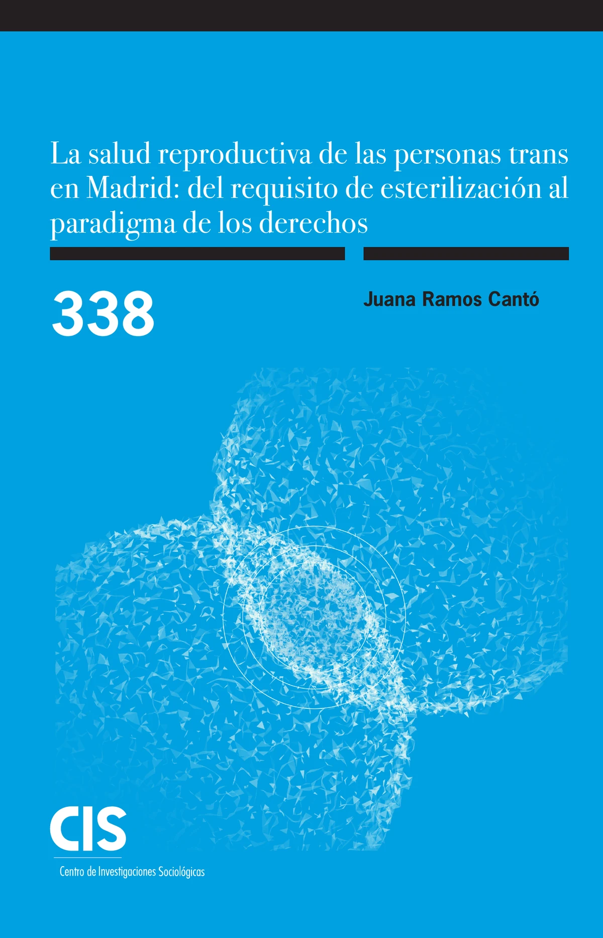 Portada del libro de Juana Ramos Cantó «La salud reproductiva de las personas trans en Madrid»