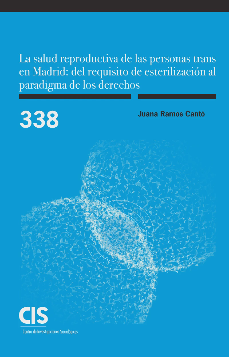 フアナ・ラモス・カント著『La salud reproductiva de las personas trans en Madrid』の表紙