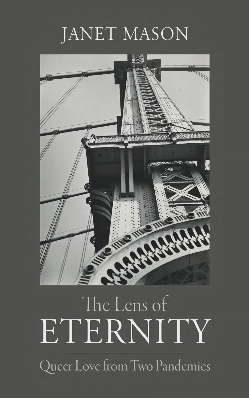 पुस्तक "The Lens of Eternity: Queer Love from Two Pandemics" का आवरण