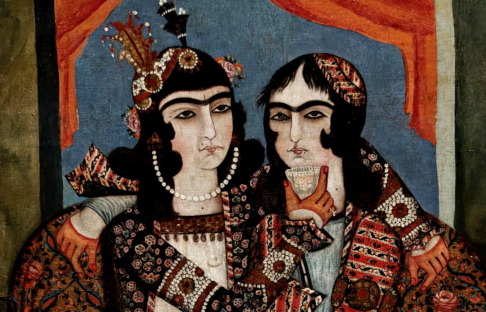 O 'Casal Amoroso' do Hermitage: Uma Pintura Iraniana com Ambiguidade de Género