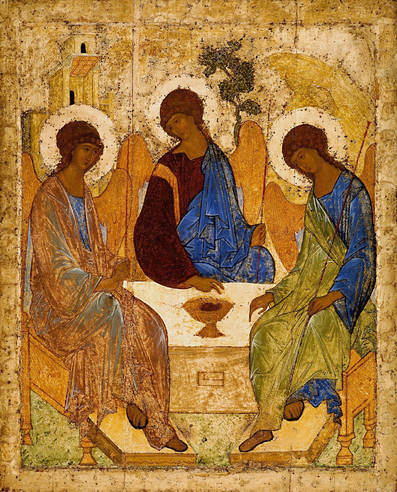 Andrei Rublev, “Trinity,” 15th century