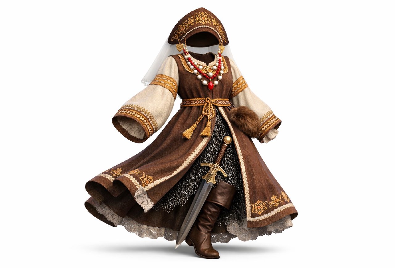 Bohater w kobiecym przebraniu: rosyjska bylina o Michaile Potyku, który przebiera się za kobietę