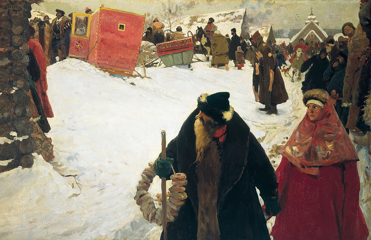 Сергей Васильевич Иванов, «Приезд иностранцев. 17 век», 1901