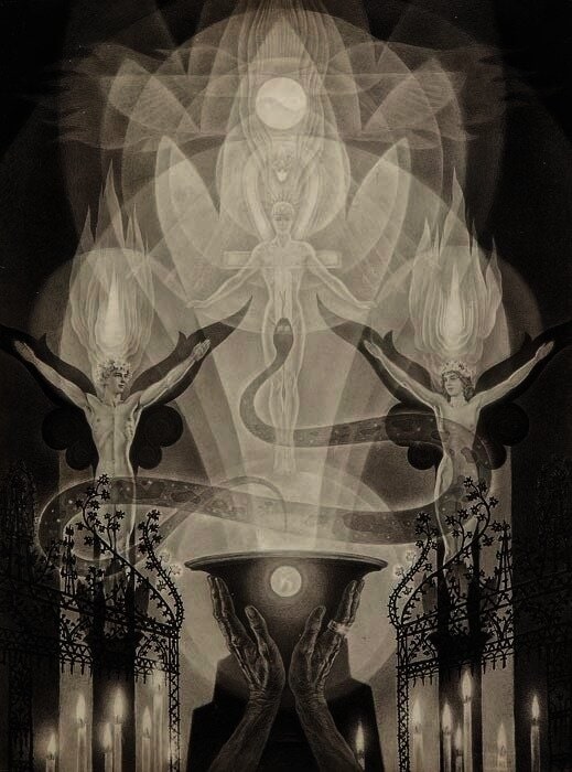 Андрей Авинов. Иллюстрация для «Гибели Атлантиды»