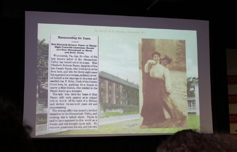 Presentation on LGBTQ+ history at the Orange County Regional History Center in Orlando, Florida. Photo by Ana Ferreira Lizama