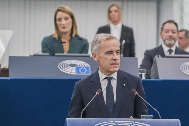 Mark Carney la Parlamentul European, Strasbourg, 17 septembrie 2026. Fotografie de arhivă. Daina Le Lardic. © European Union 2026 — Source: EP.
