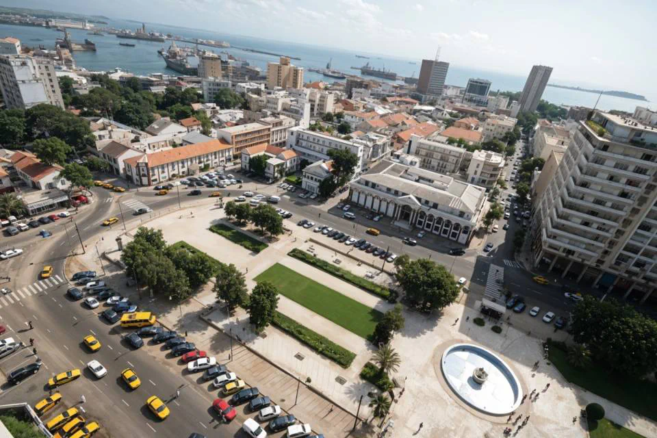 Piazza dell’Indipendenza a Dakar