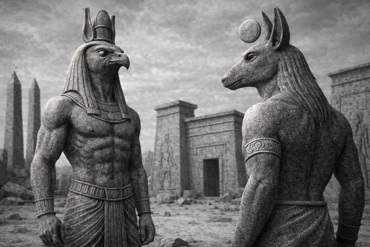 La homosexualidad divina en el mito egipcio antiguo de Horus y Set