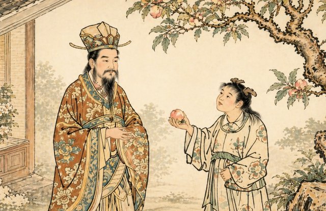 «El melocotón mordido»: el duque Ling de Wei y Mizi Xia como uno de los relatos cortesanos de amor entre varones más antiguos de la historia china