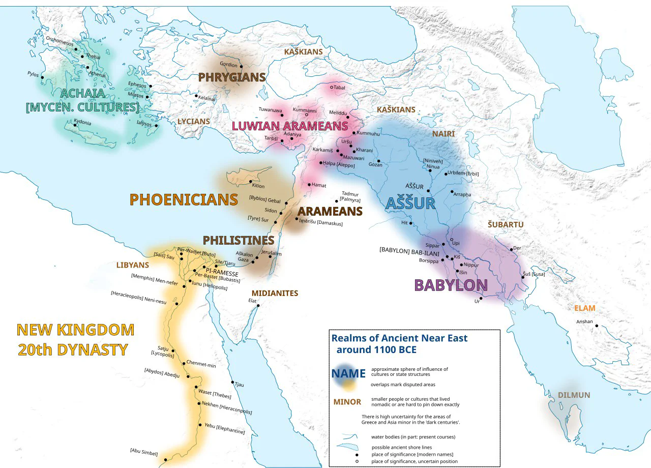 Assyria (Aššur) in 1100 BCE
