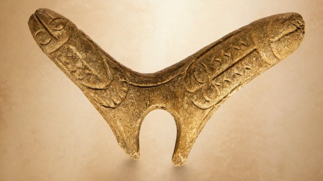 Доисторический двойной фаллос из ущелья Энфер