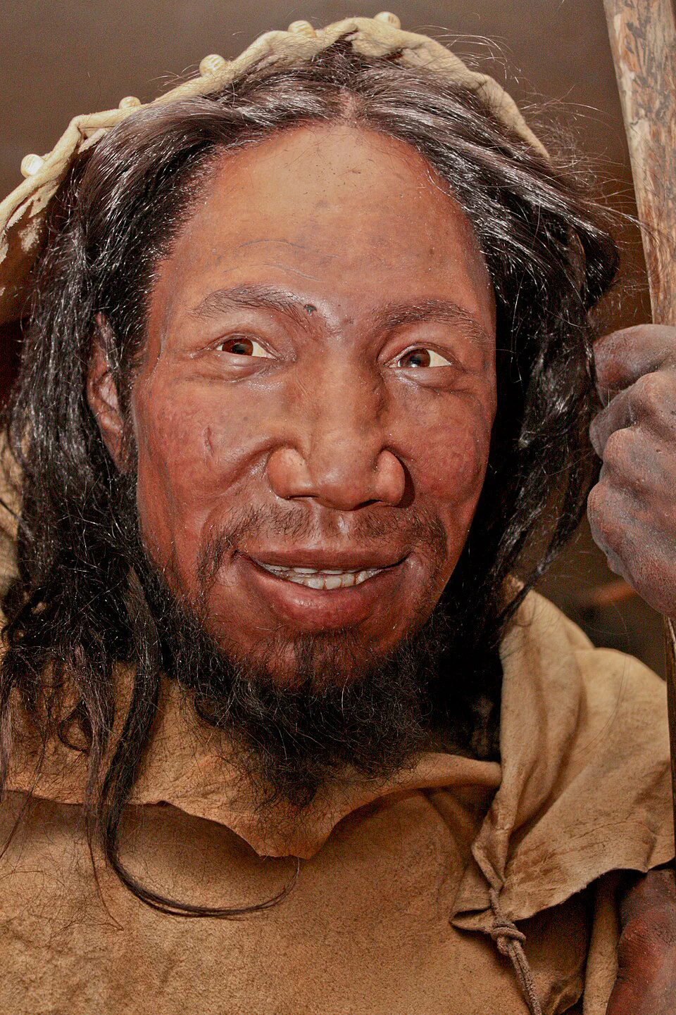 Ricostruzione di un essere umano con circa il 7,3% di DNA neanderthaliano (da un antenato vissuto 4-6 generazioni prima)