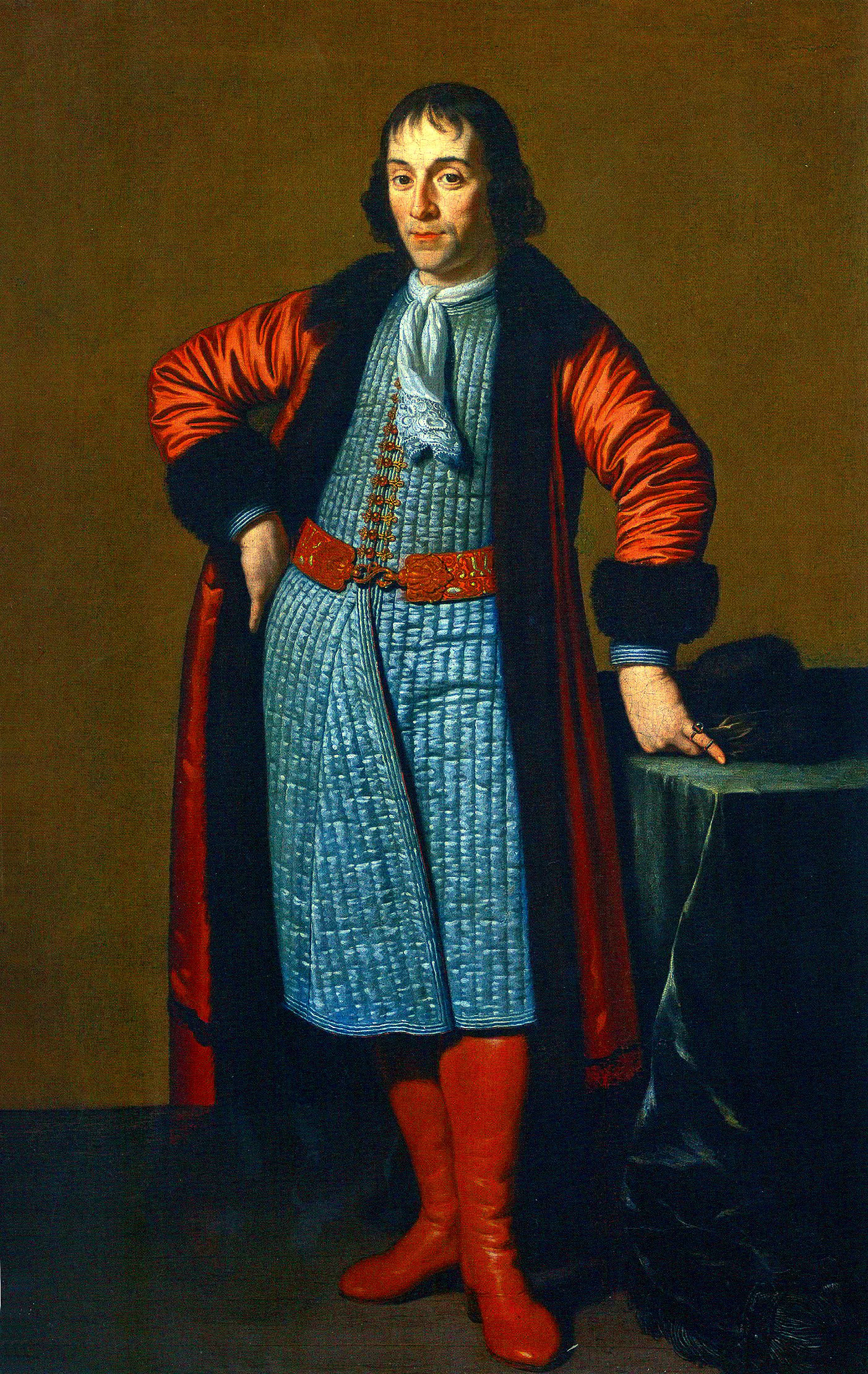 Michael van Musscher, “Portrait of Alexander Danilovich Menshikov”
