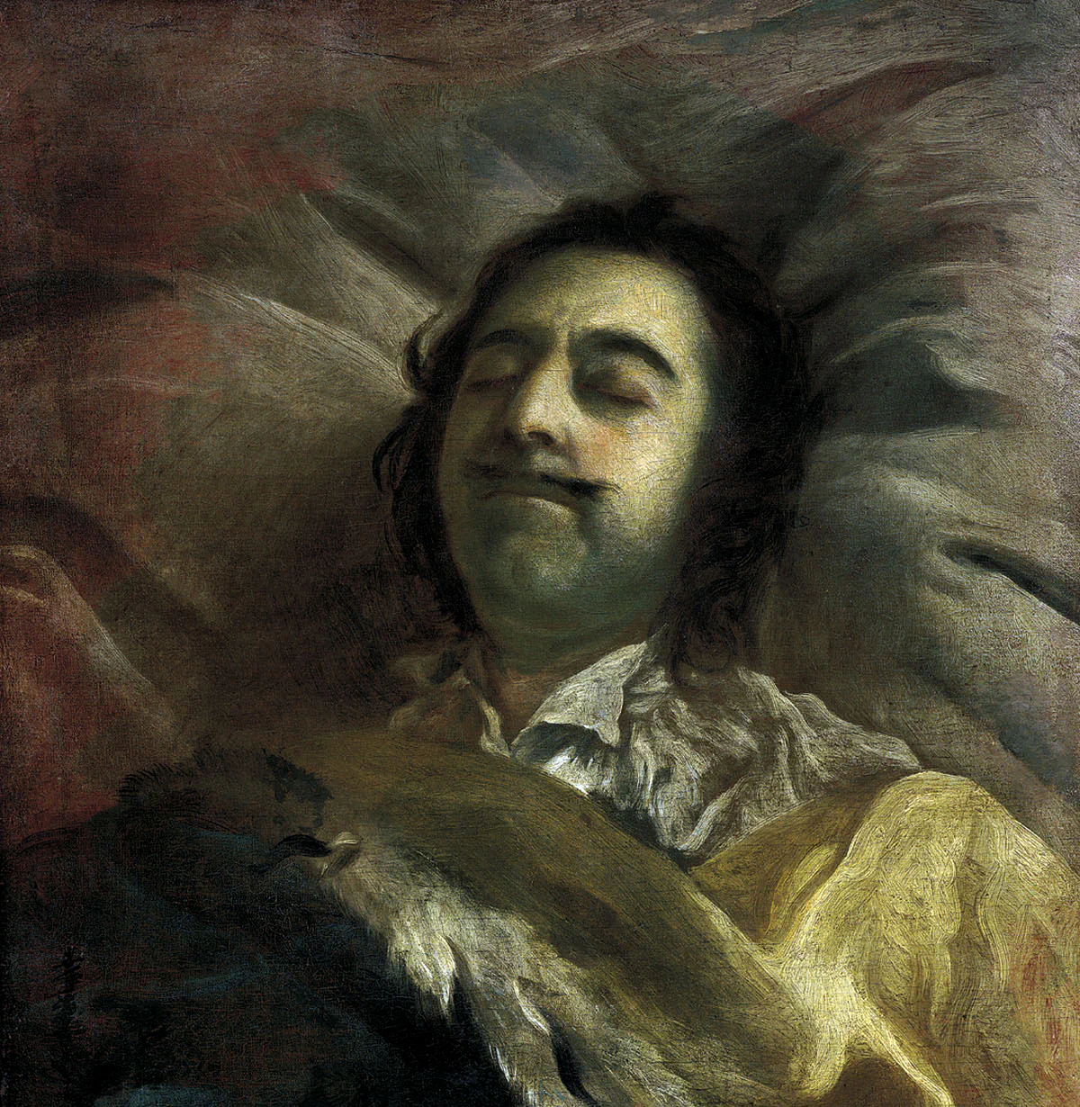 Ivan Nikitich Nikitin, “Peter I on His Deathbed”
