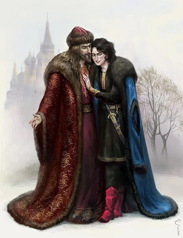 Elveo, «Ivan, o Terrível, e Fiódor Basmánov»