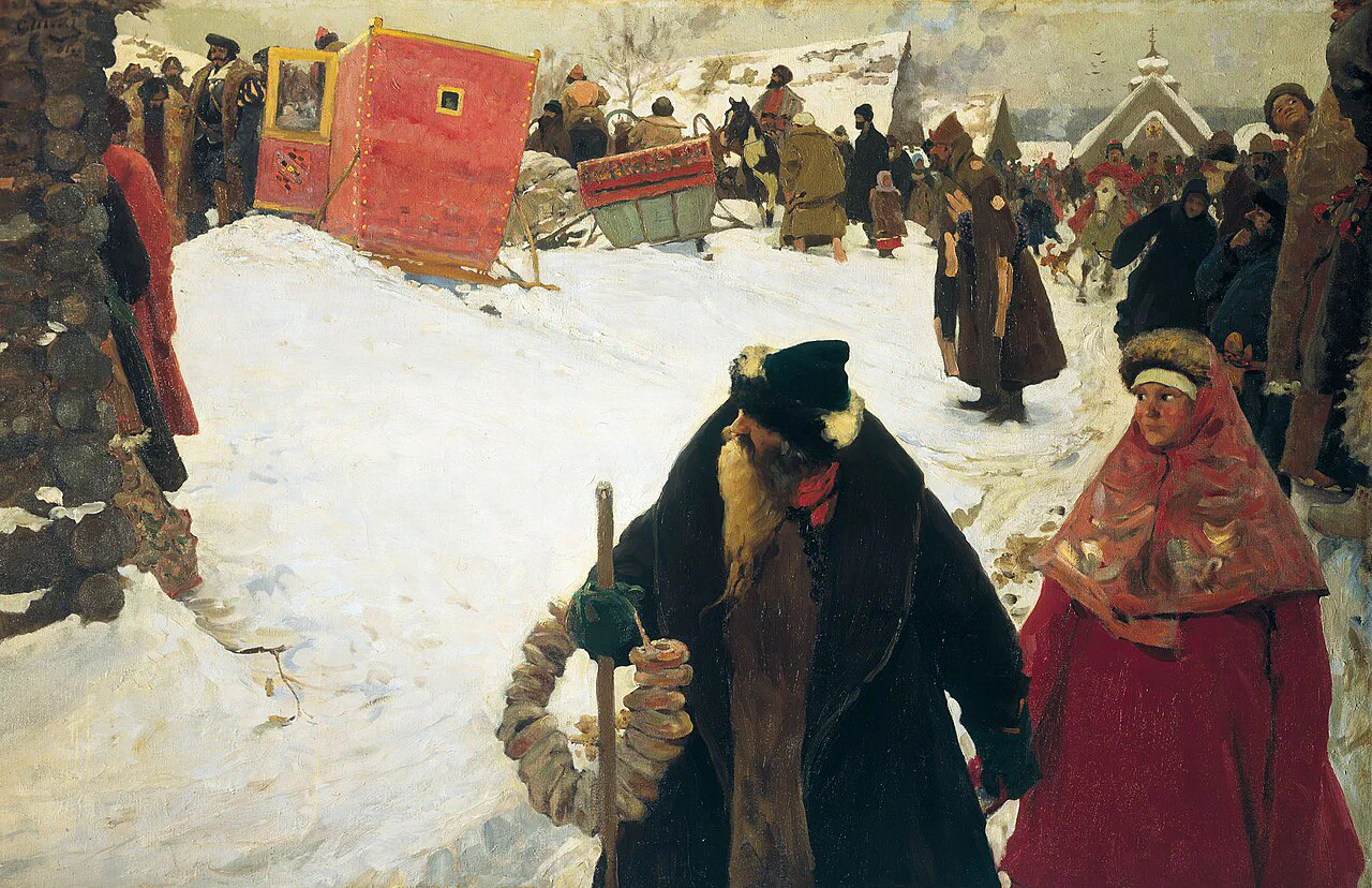 Sergej Vasil’evič Ivanov. “L’arrivo degli stranieri. XVII secolo”. 1901