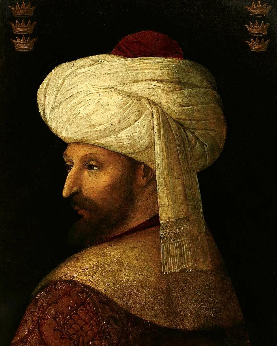 Seguace di Gentile Bellini. “Il sultano Maometto II il Conquistatore”. Inizio del XVI secolo