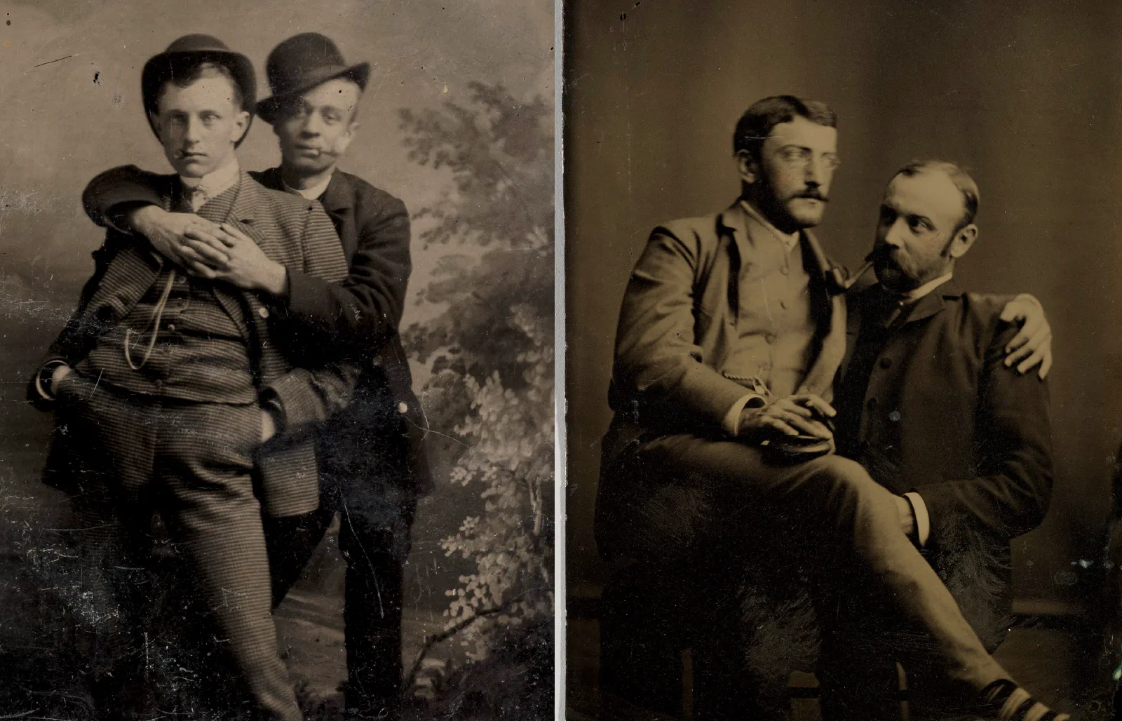 Гомоэротика викторианской эпохи: мужская близость на фотографиях 1850–1890-х годов из коллекции Герберта Митчелла