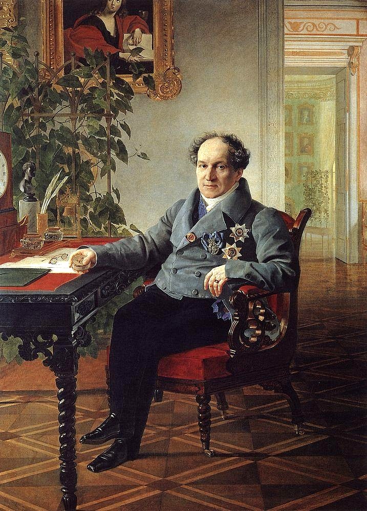 Портрет князя А. Н. Голицына кисти К. П. Брюллова, 1840. Wikimedia.