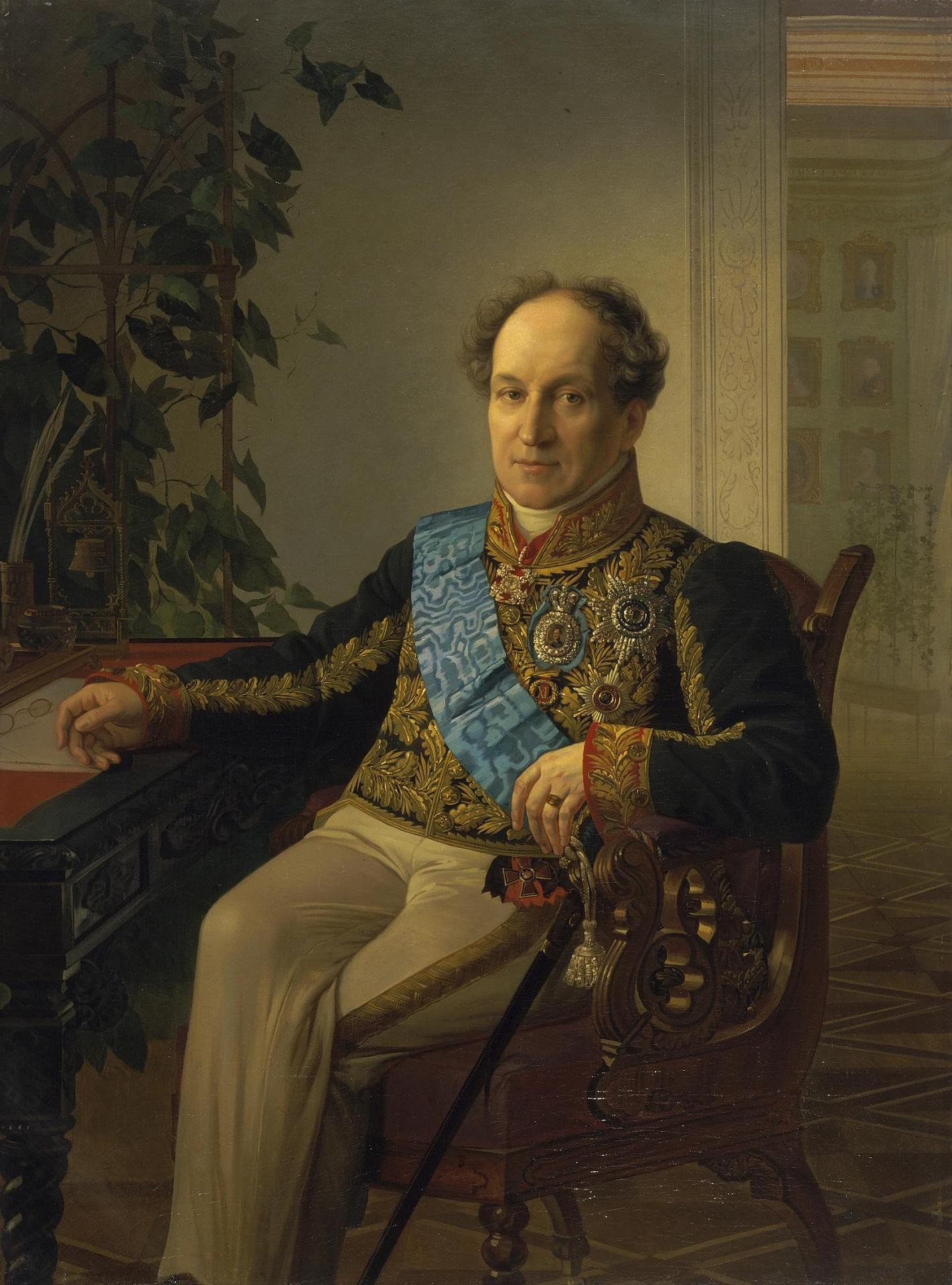 Портрет князя Александра Николаевича Голицына работы Георга фон Ботмана, 1871. Wikimedia.