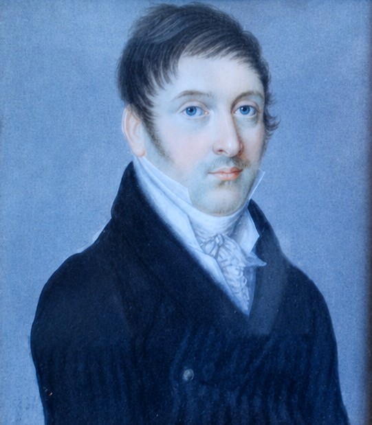 Портрет Огюста Пуаро, 1801. Wikimedia; изображение улучшено с помощью ИИ.