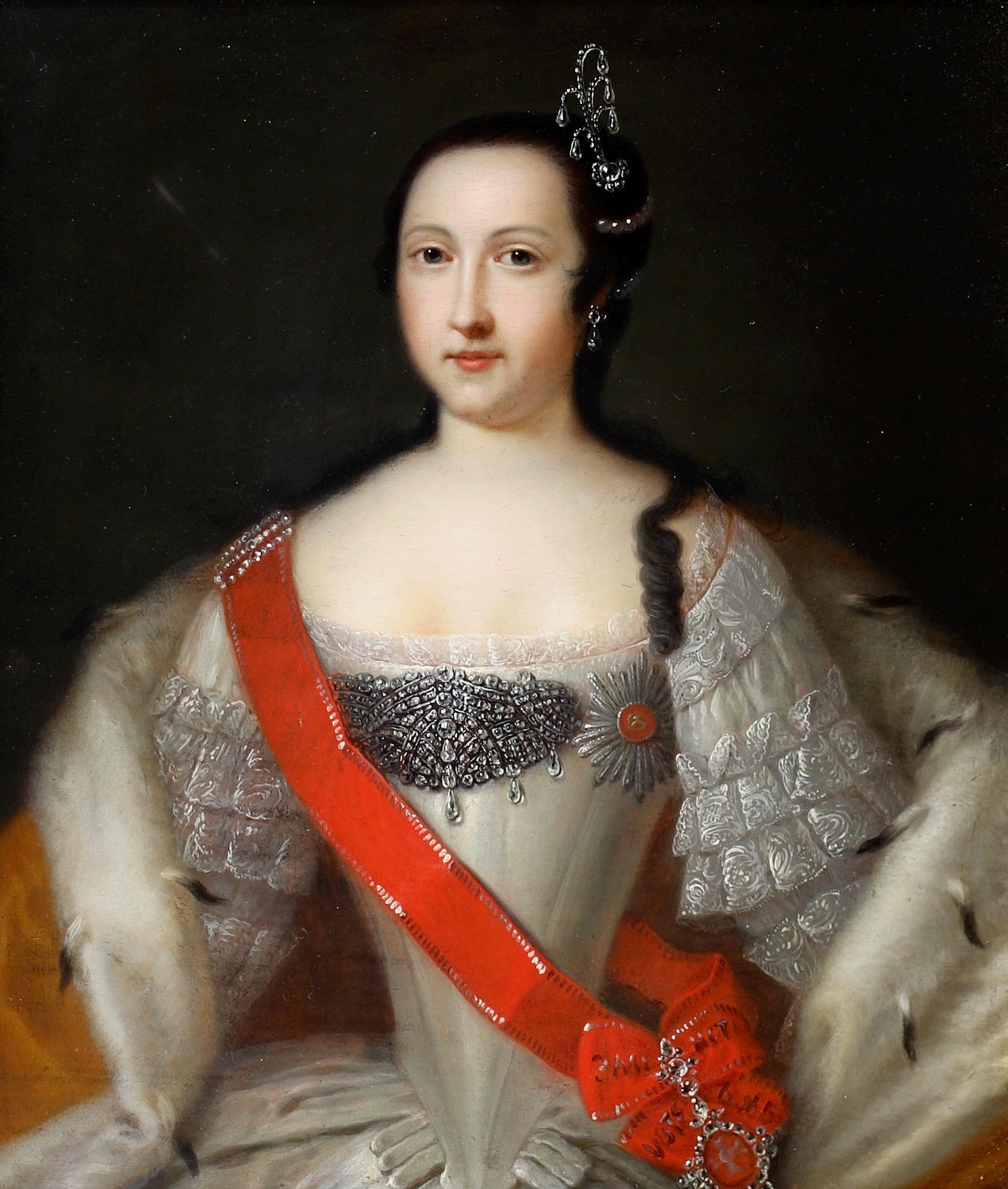 Louis Caravaque, “Retrato da grã-duquesa Ana Leopoldovna da Rússia”