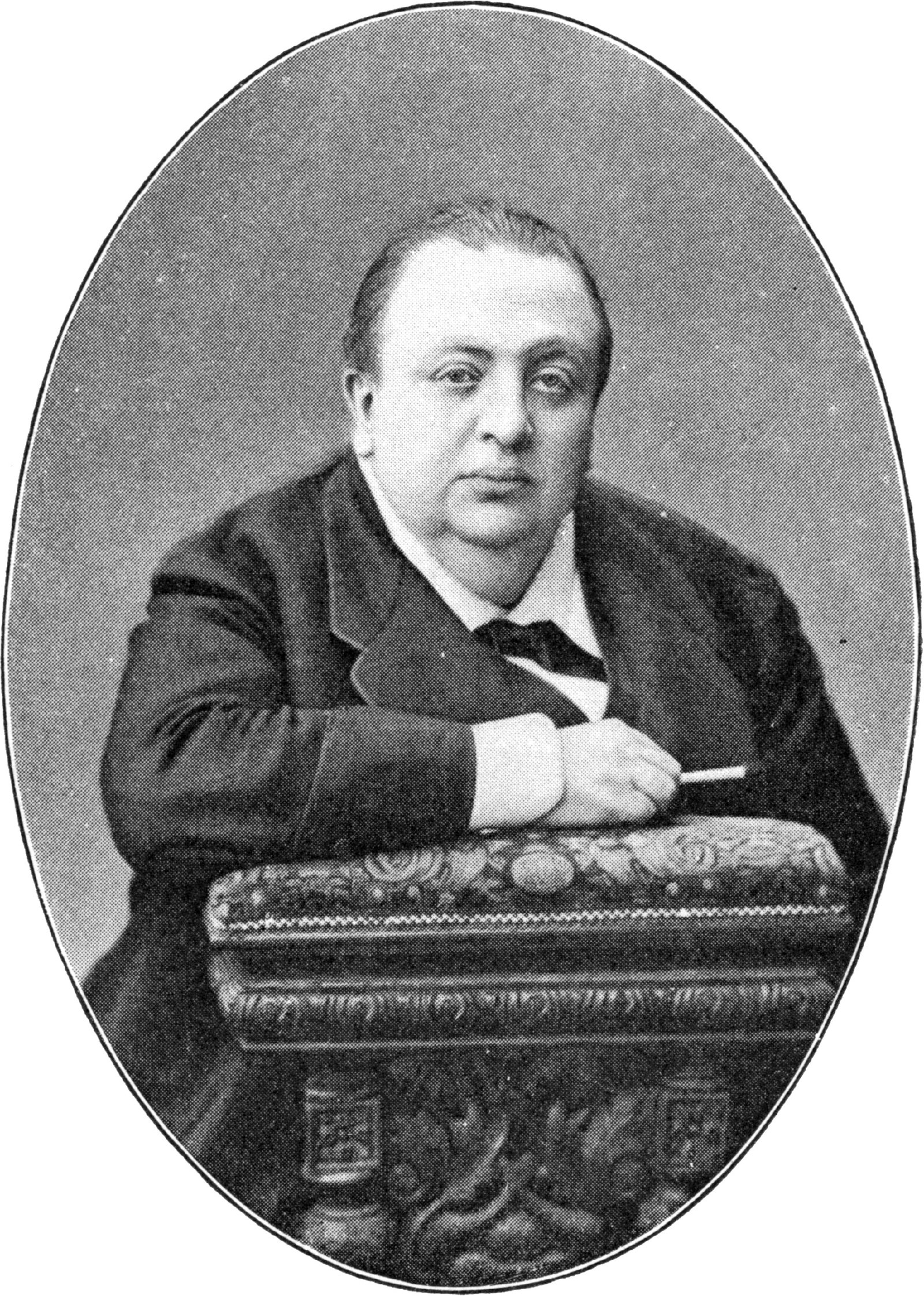 Портрет Алексея Апухтина (из книги «Галерея русских писателей», 1901).