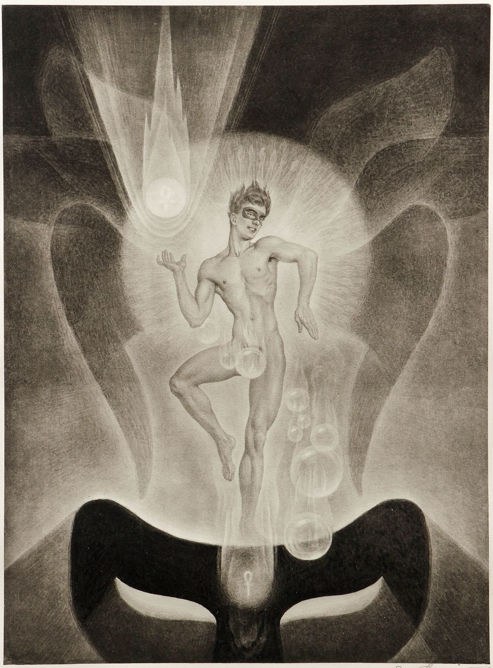 Andréi Avinoff. «El Elemento del Aire» para La caída de la Atlántida