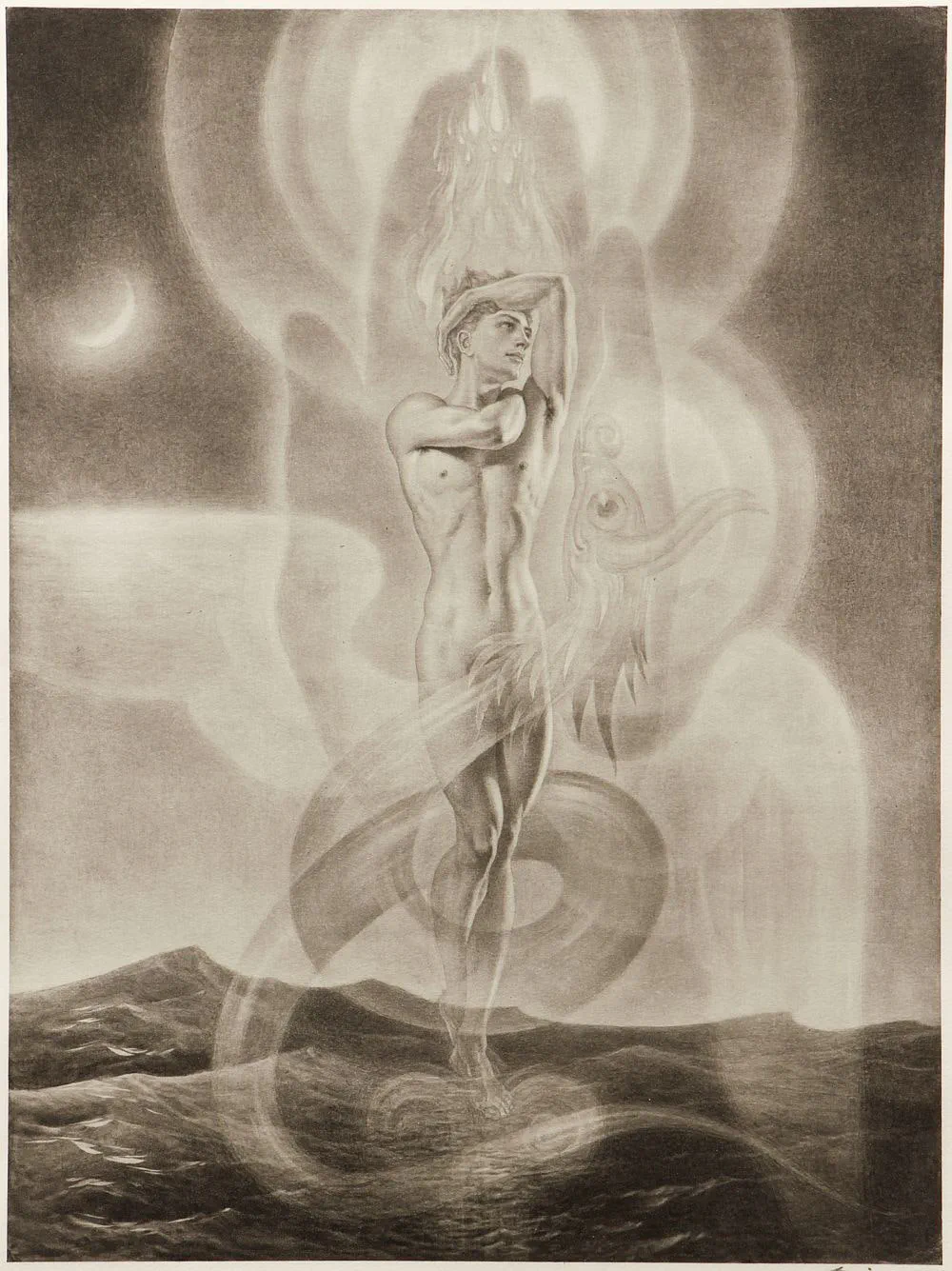 Andrej Awinoff. „An der Schwelle des Todes“ für „Der Untergang von Atlantis“