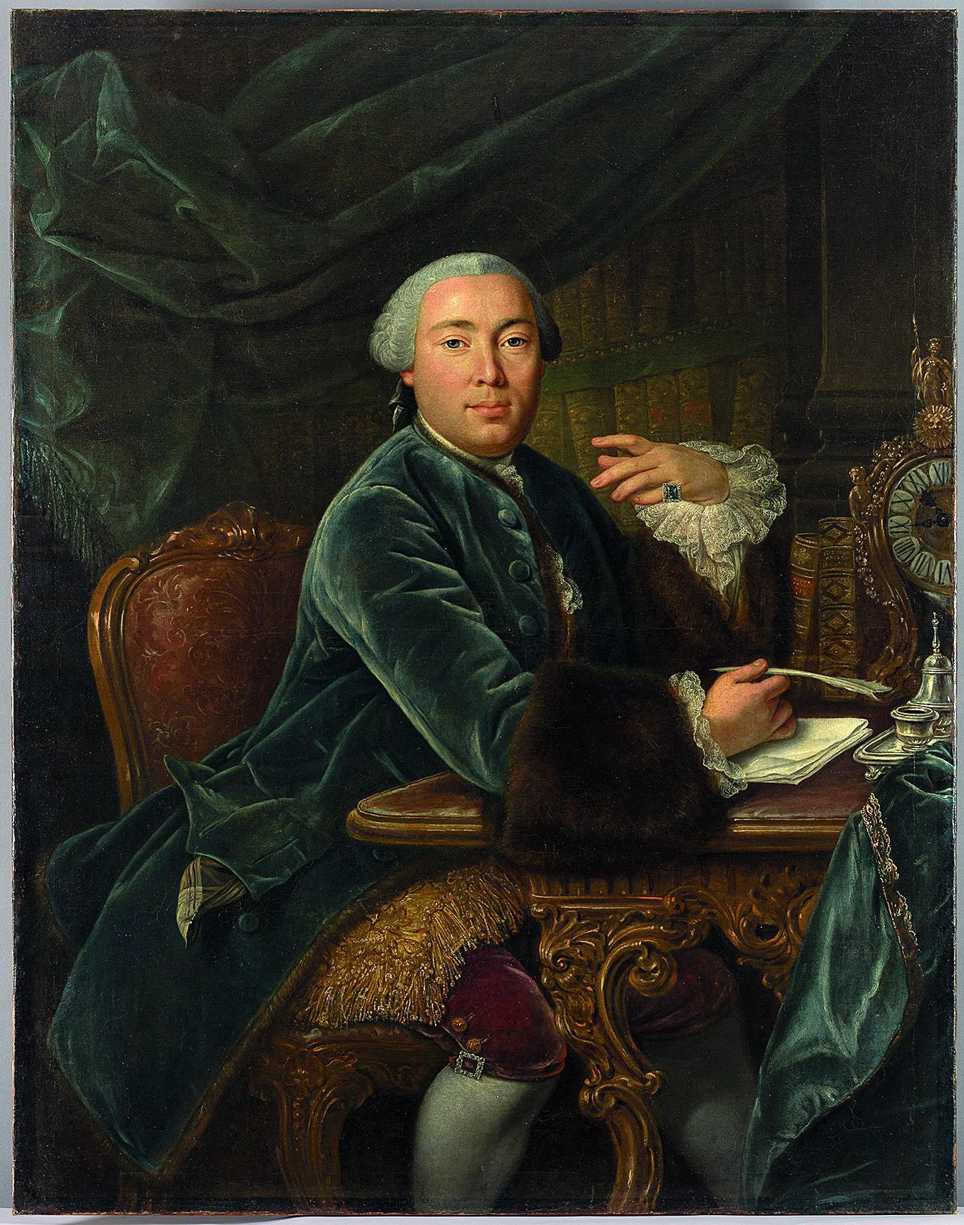 Давид Лудерс, „Портрет Григорија Теплова“